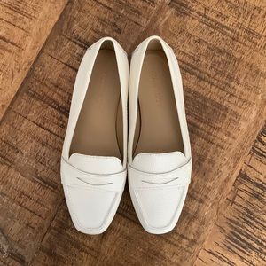 Talbots Ivory Loafers size 6 1/2